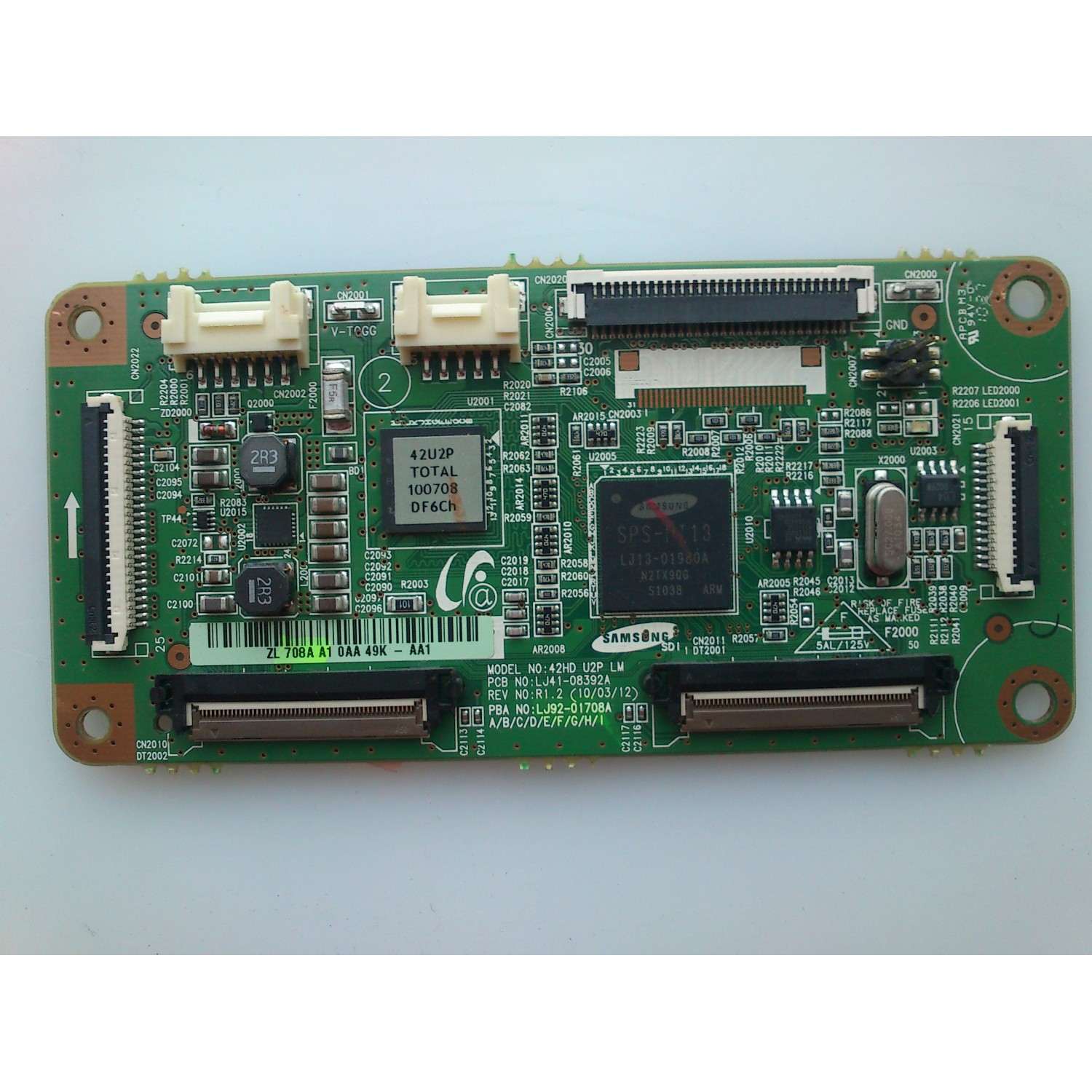 MAIN LOGICA 708A / SAMSUNG BN96651A / LJ41-08392A / LJ92-01708A / MODELO PN42C450B1DXZA IY02